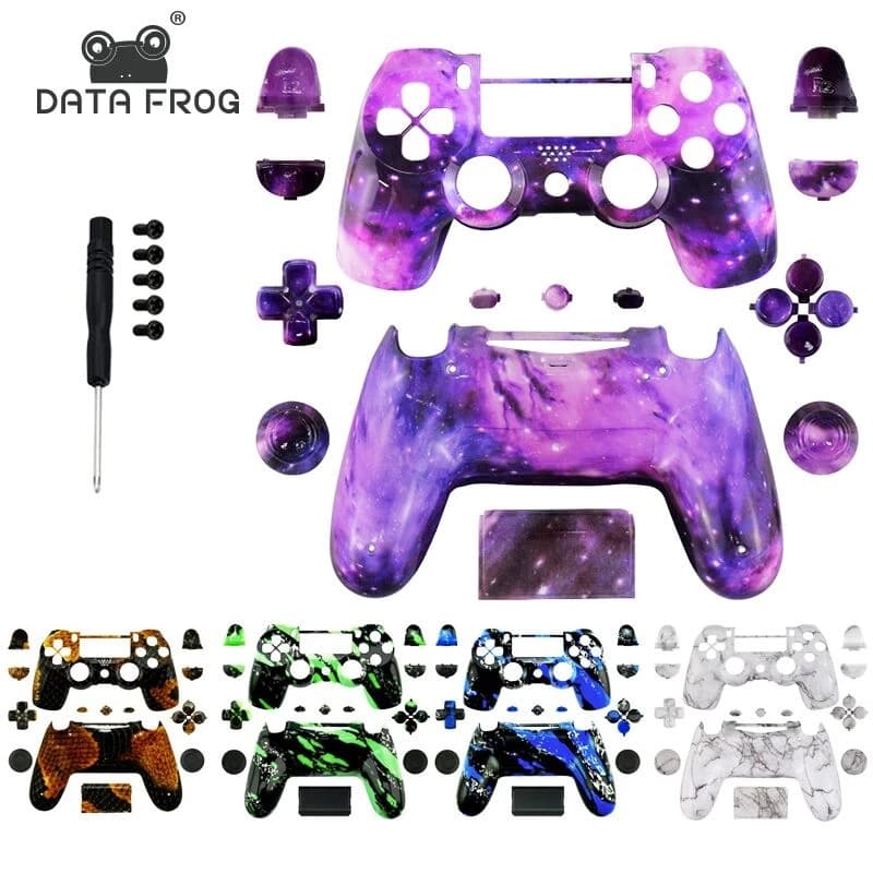 Suitable For PS4 Slim Full Set Of Handle Shell PS4 JDM 040 Water Transfer Personalized Shell Material Repair Replacement Button