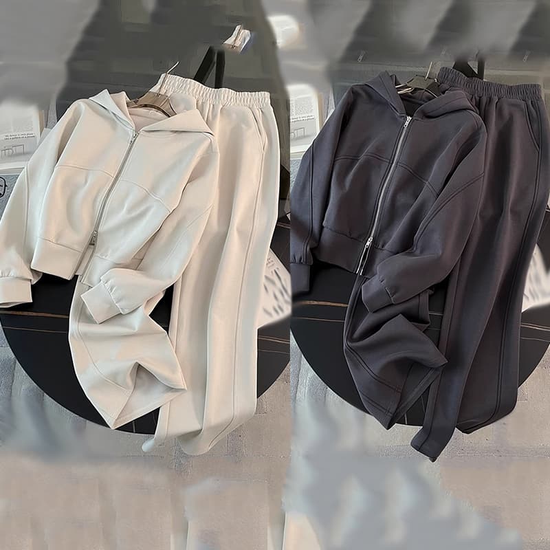 Women's Clothing Sportswear Fashion Suits Spring And Autumn High End Loose Slim Fashionable Sweater Sweatpants Two Piece Suit