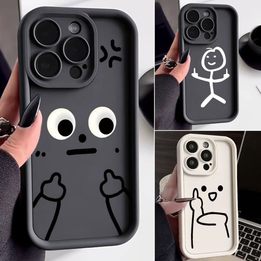 Compatible for iPhone 16 15 14 13 12 11 PRO MAX XR XS X 8 7 6 6S PLUS protection Simplicity despises line people case