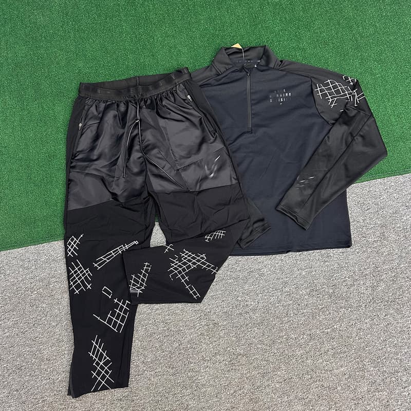 Ensemble pantalon long de sport outdoor à séchage rapide, respirant et absorbant la transpiration, idéal pour l'entraînement physique et les acti