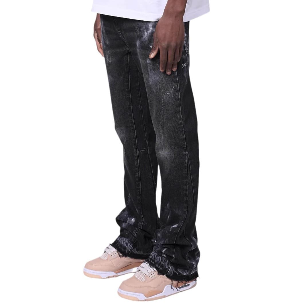 Men's Clothing New Men's Straight Jeans Fashion Ins Hot Stretch Jeans