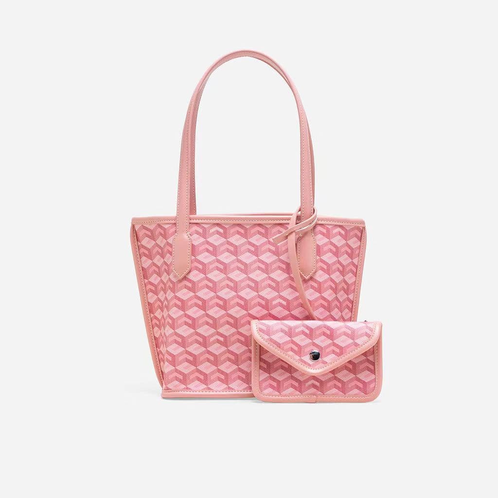 Christy's Ng Popular Classic And Fashionable Printed Tote Bag, Vegetable Basket Bag, Casual Versatile Commuting Women's Handbag Shoulder Bag