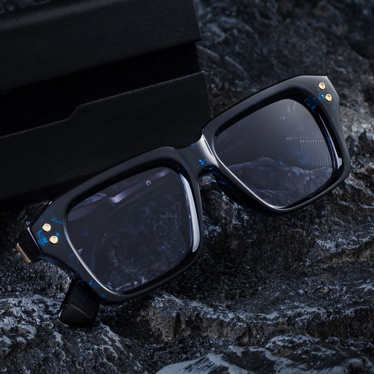 Square Frame Sunglasses For Men, Personalized Small Frame, High End Trendy Sunscreen Sunglasses For Men
