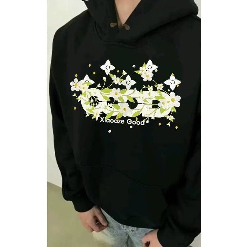 Men's Clothing Loose Sports Stand Collar Pullover Half Zip Sweatshirt