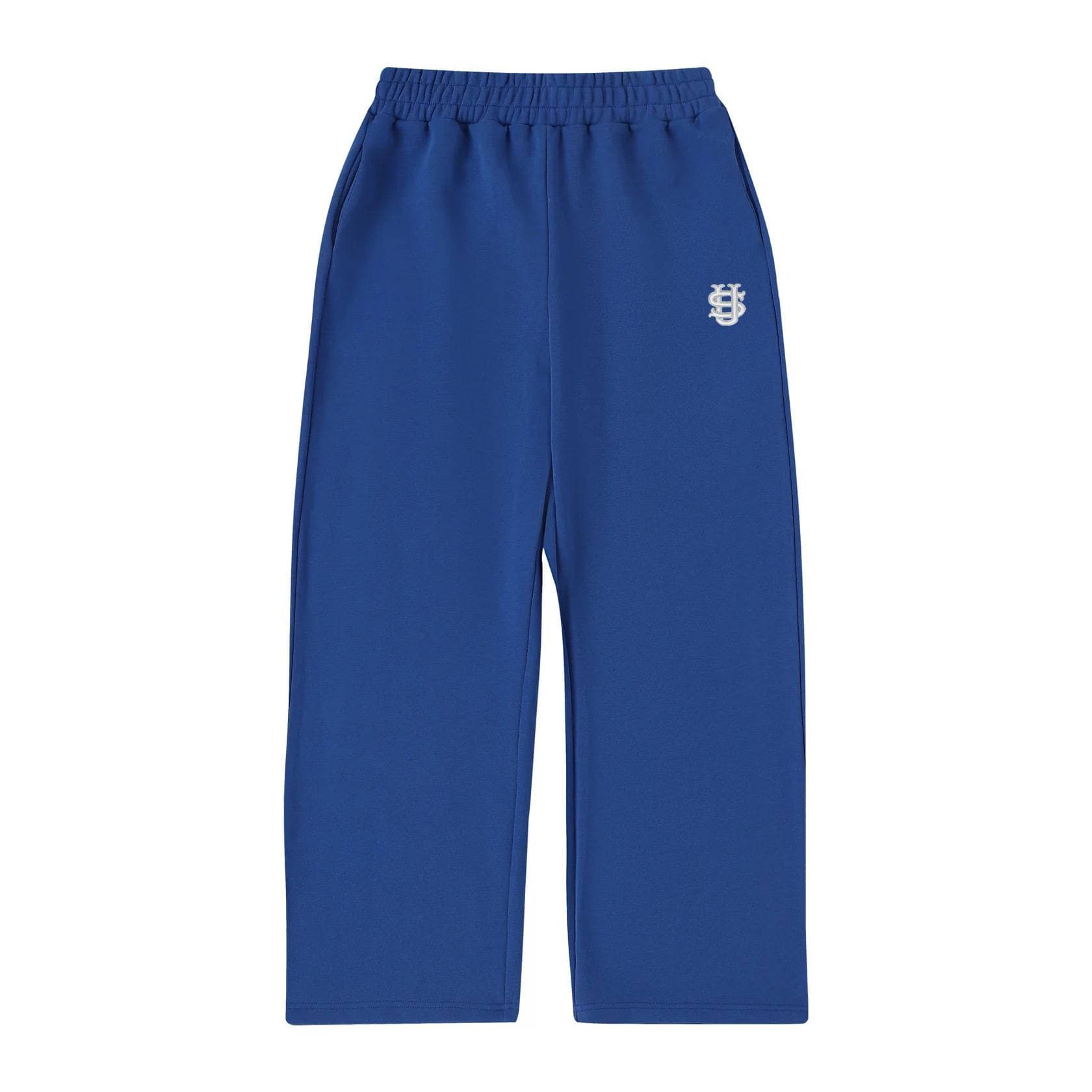 Men's Clothing Unisex Embroidered Letter Sweatpants - Oversized Wide-Leg Joggers With 3D Applique, Streetwear Lounge Pants
