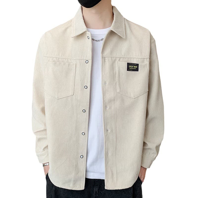 Men's Casual Lapel Jacket - Youth Trendy Lightweight Top Coat | High Street Style