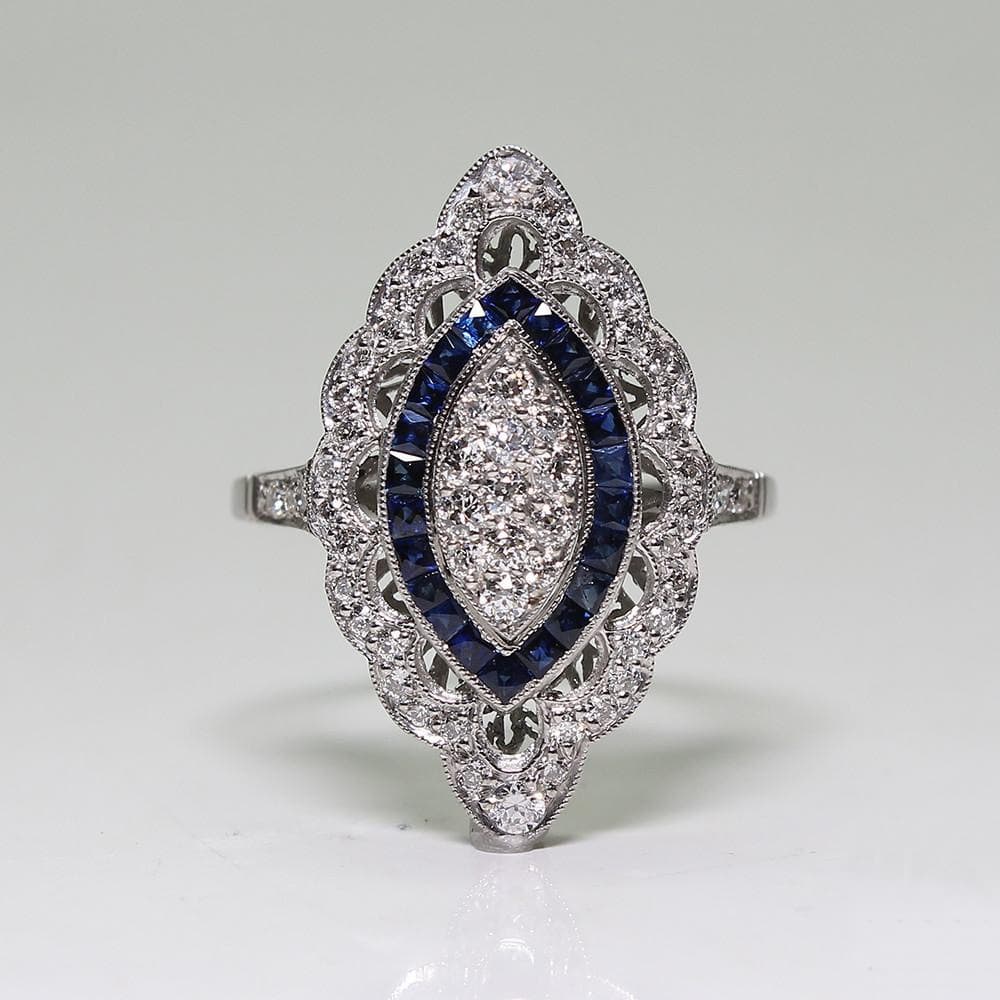 hot selling fashion luxury topaz engagement rings, sapphire rings, hand jewelry