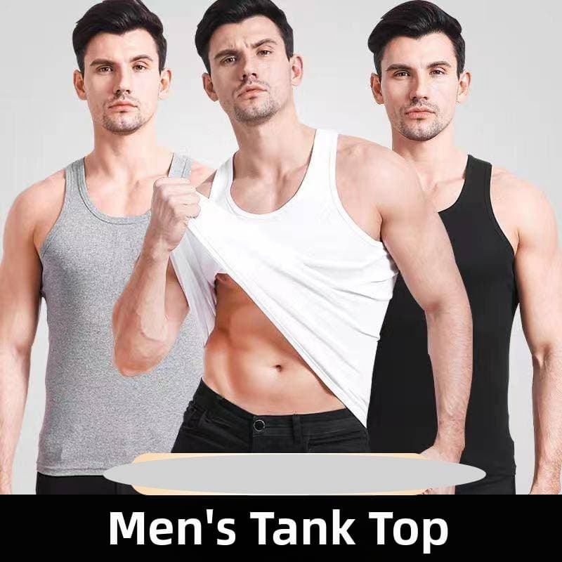 Men's Vest Bottom Slim Fit I Shaped Sweatshirt Vest Men Summer Youth Sports Sleeveless Vest