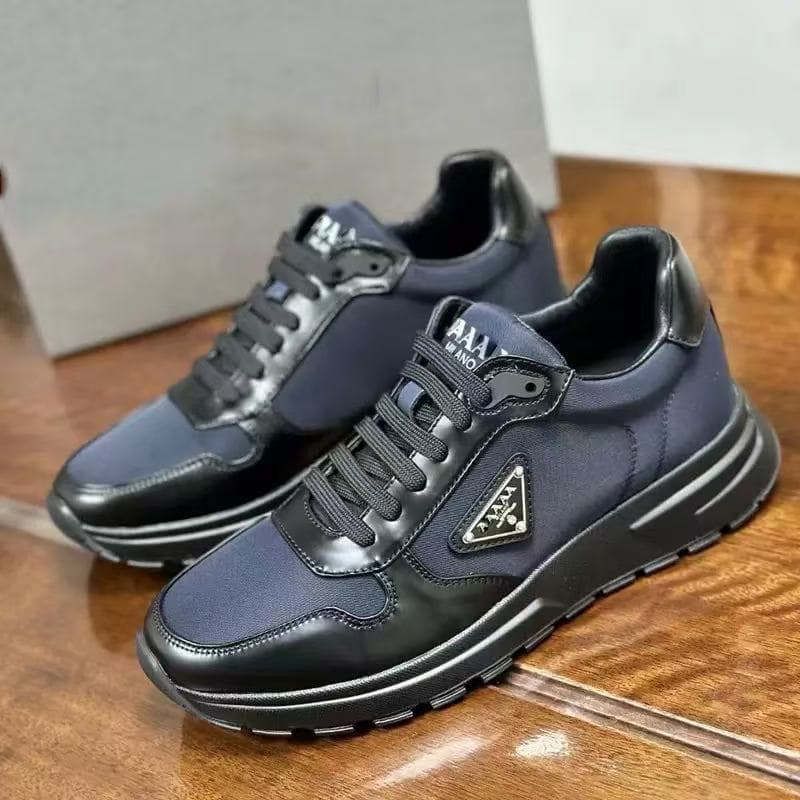 Chaussures de sport P Family en stock, chaussures décontractées à semelle épaisse pour hommes et femmes, style tendance en cuir pour couples, ét