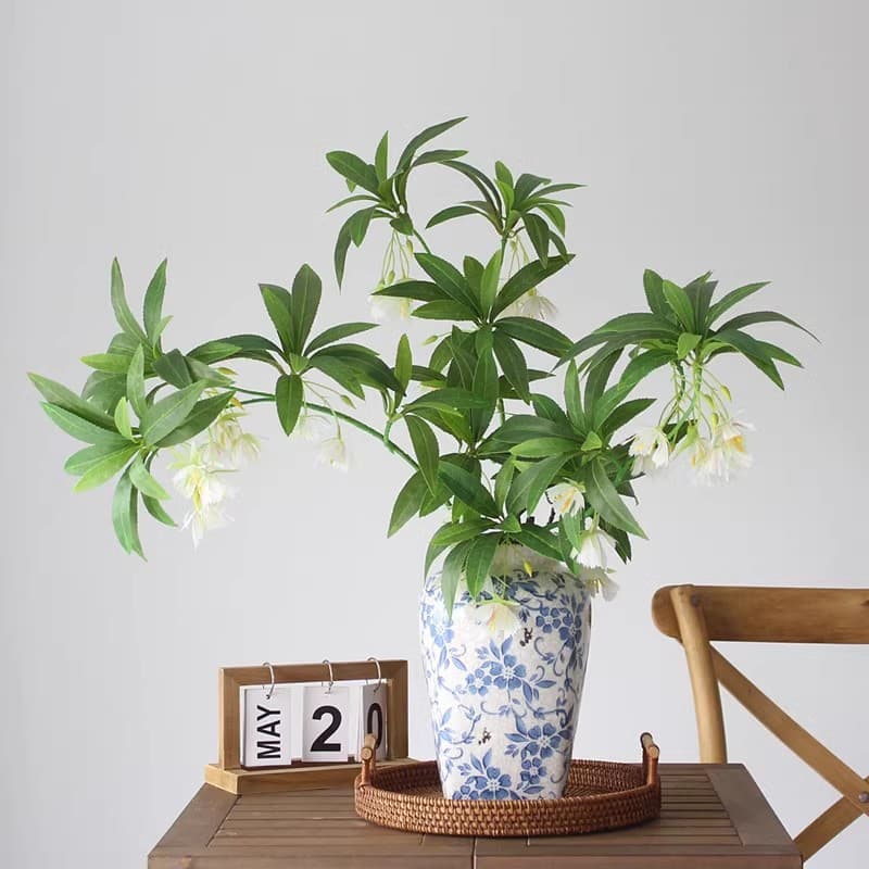 3D Printed Silk Eucalyptus Flower Arrangement - 90cm Tall Realistic Fake Green Plant For Home Decor, Wedding, Photography Props Artificial Plants