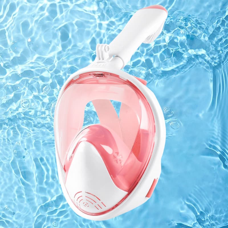 Large Field Of View Foldable Full Face Anti-fog Silicone Snorkeling Mask Adult Diving Goggles