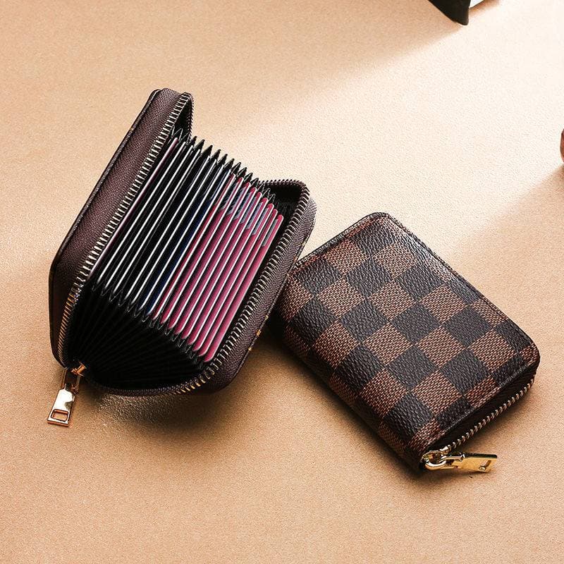 Organ card bag multi-card card holder large capacity certificate driver's license compact card sleeve multi-functional leisure purse
