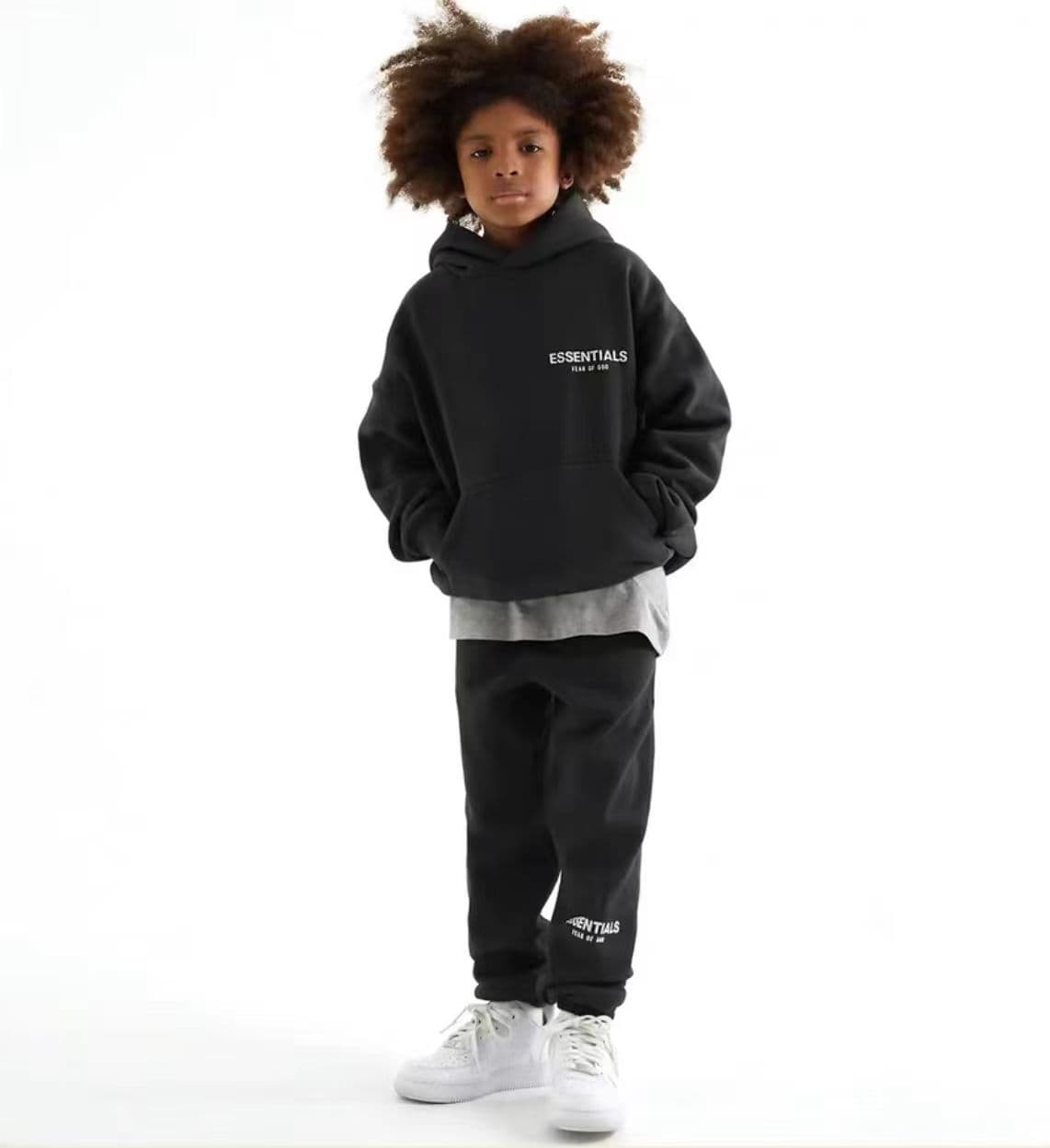 22 styles essentiels pour enfants : sweat à capuche, survêtements, pantalons à capuche, coupe ample, pulls classiques floqués avec lettres 3D, st