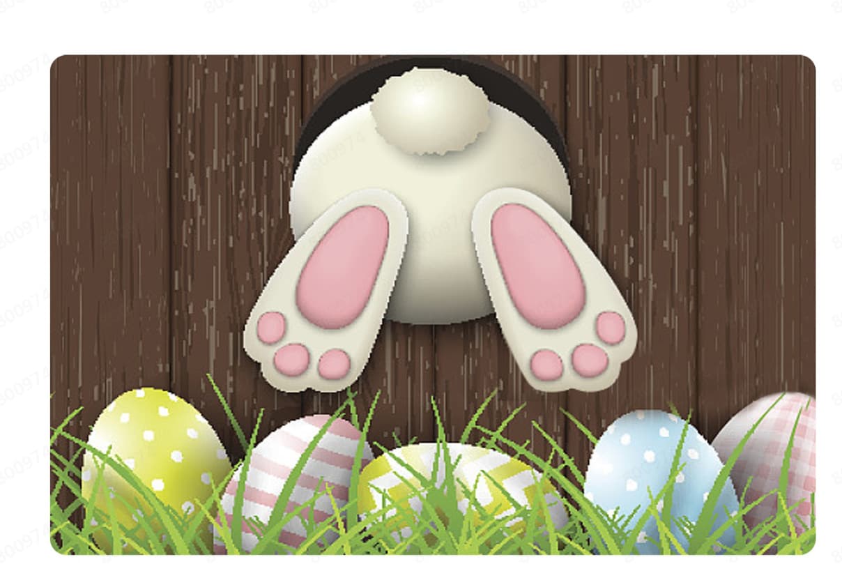 Easter theme carpet non-slip entrance door mat absorbent bathroom kitchen entrance floor mat