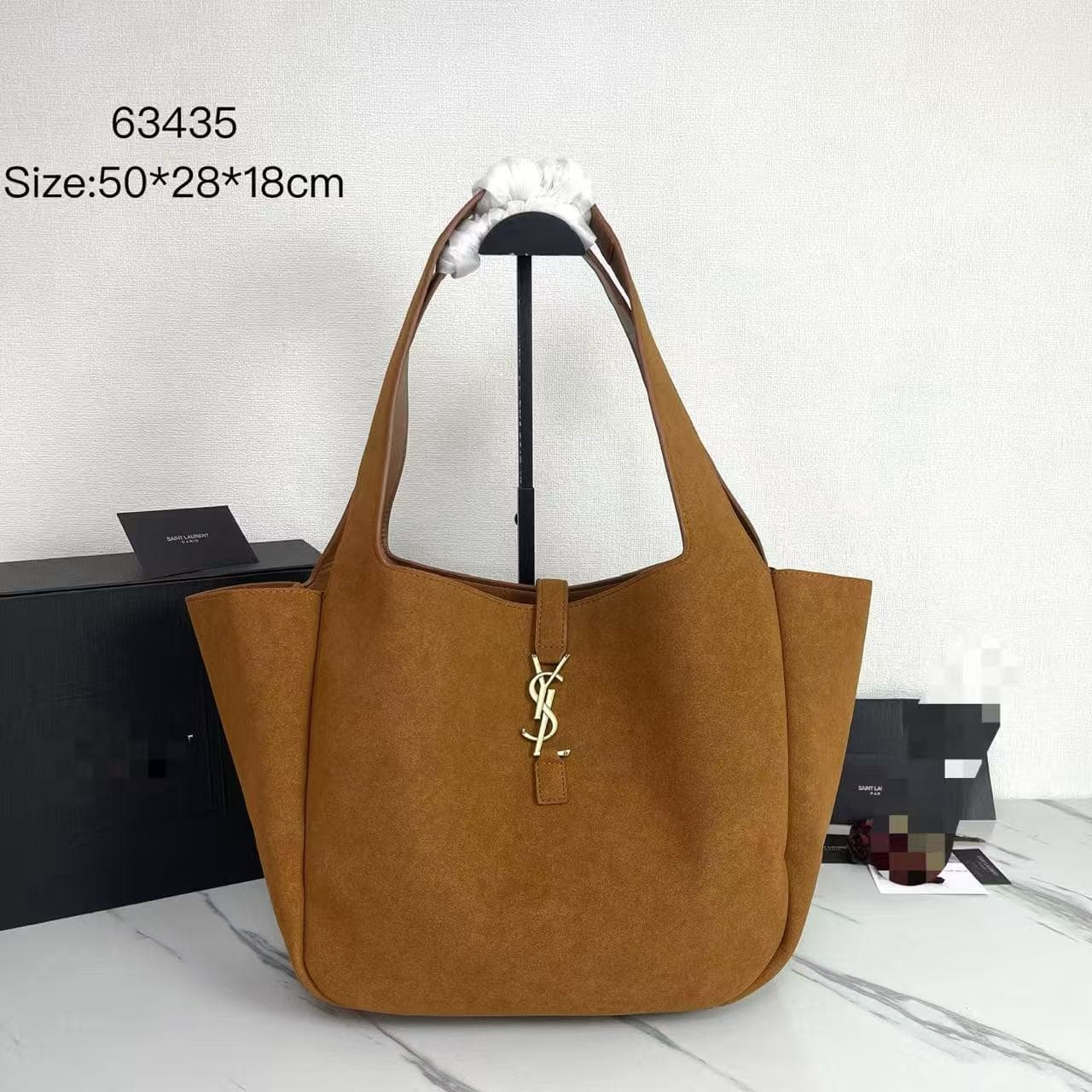En stock : Sac cabas CrosNewody en daim Yangshulin, bandoulière chaîne, modèle 2025, polyvalent et tendance.