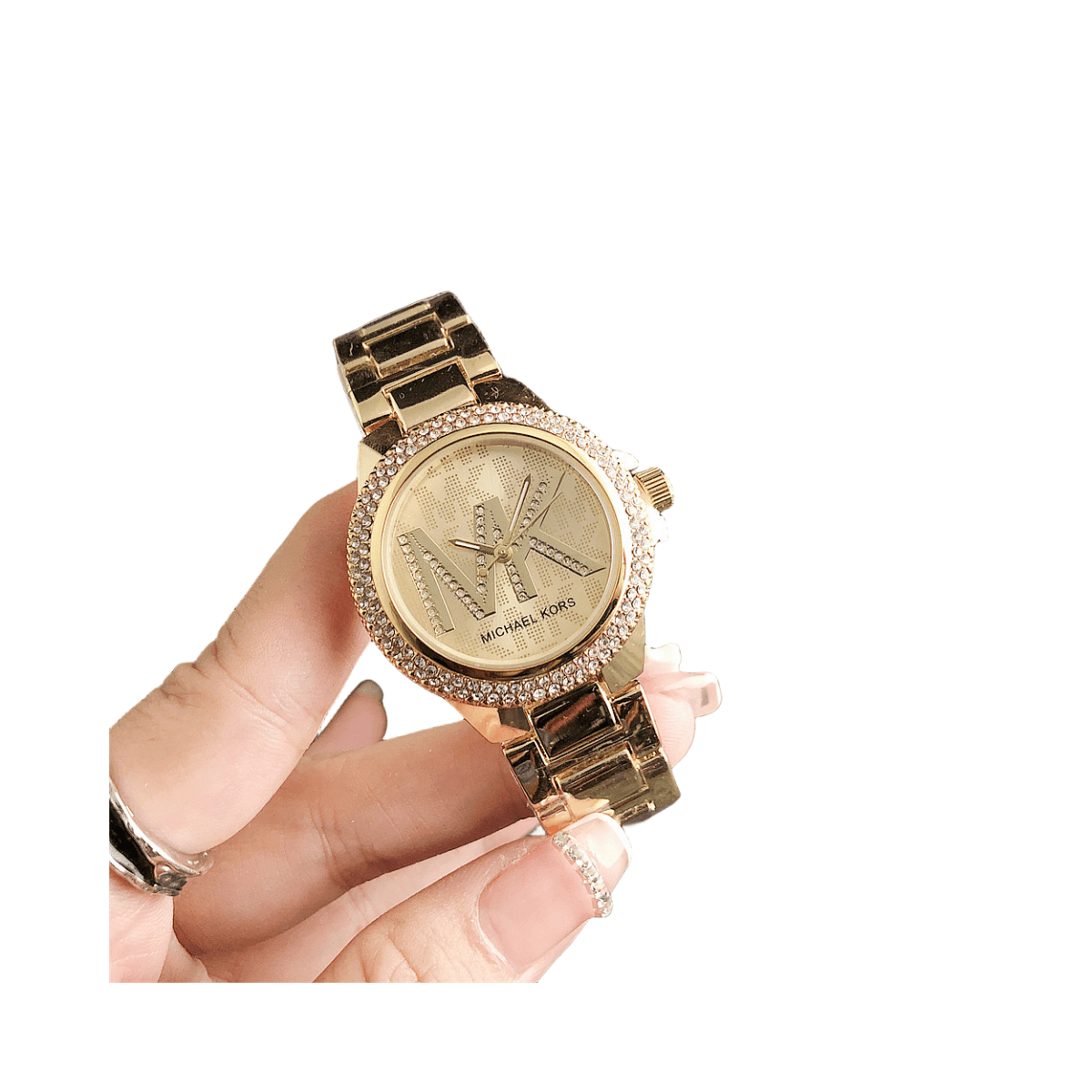 Montre élégante pour femme, montre à quartz à cadran rond tendance