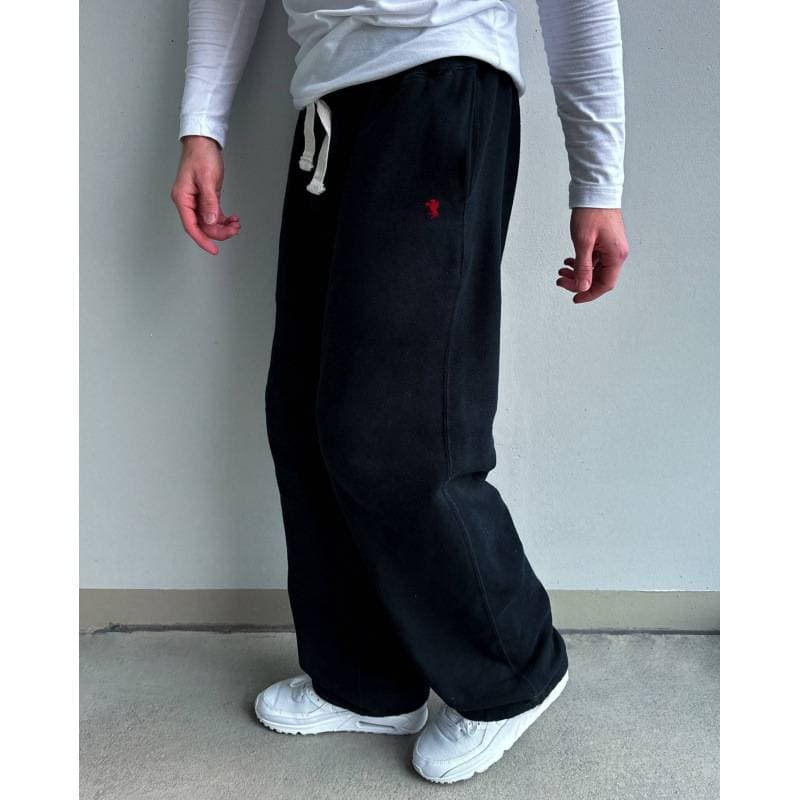 Men's Clothing Letter Print Sweatpants Spring And Autumn Unisex Loose Casual Wide Leg Trousers Sweatpants