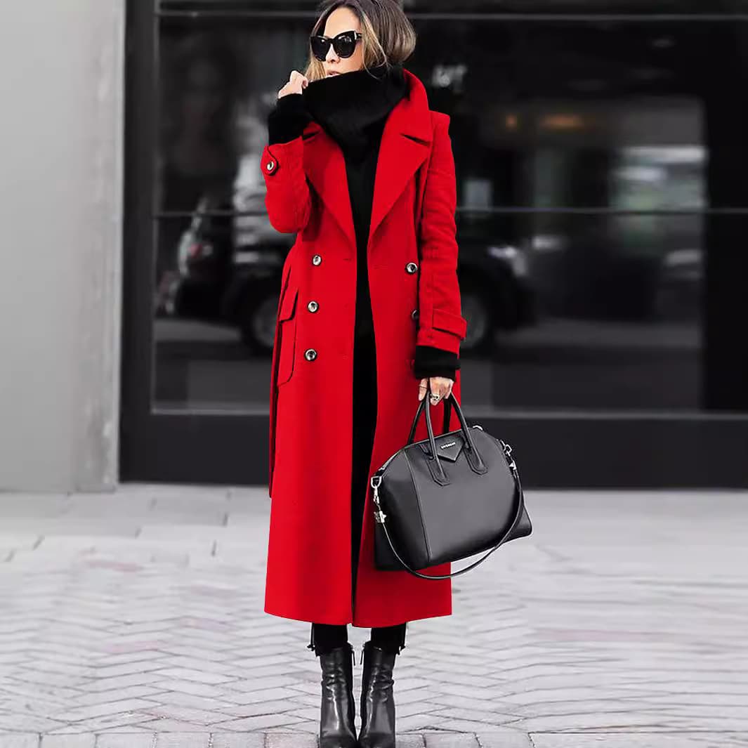 Women's Clothing Autumn and Winter Casual Fashion Woolen Coat Women's Clothing