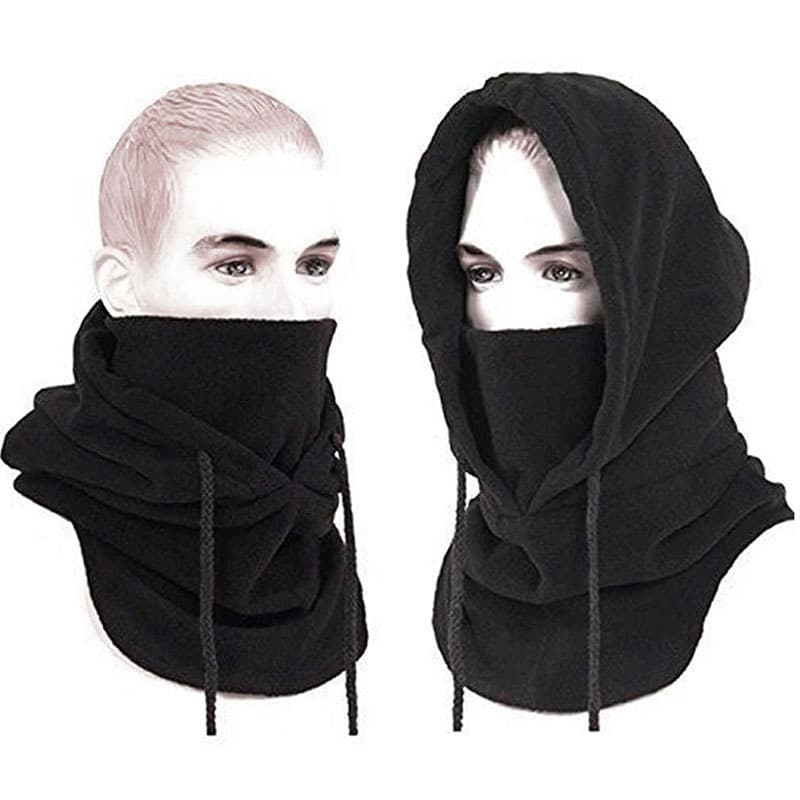 Autumn and winter fleece warm hat riding mask outdoor sports windproof protection thickened CS headgear warm scarf