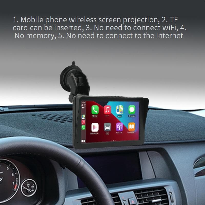 7 "car navigation Portable wireless Carplay Android AutoMP5 player PND car navigation