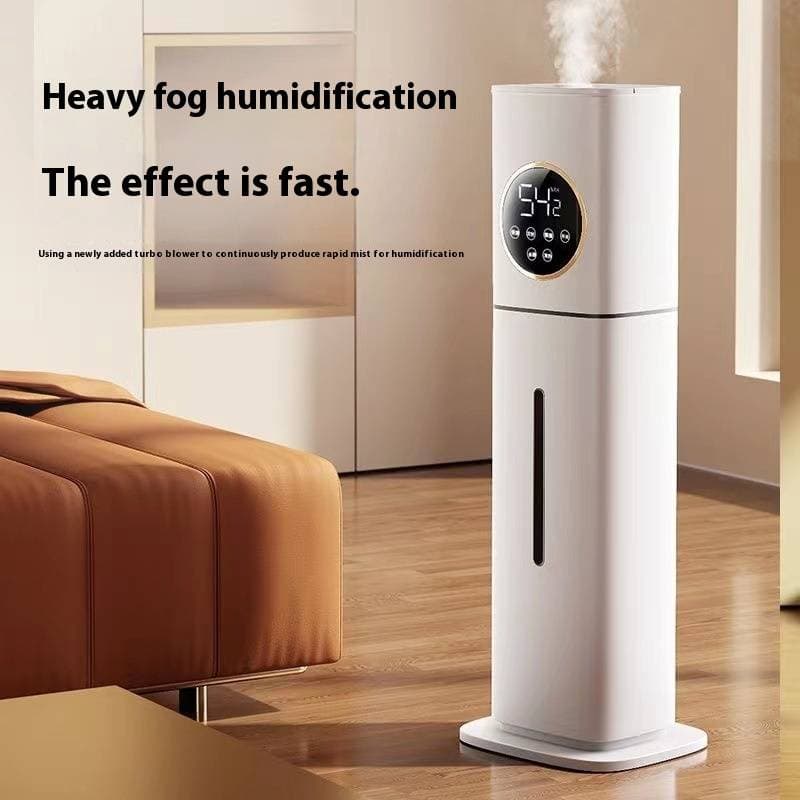 Humidificateur grande capacité 8 L avec stérilisation UV, télécommande et aromathérapie pour usage domestique