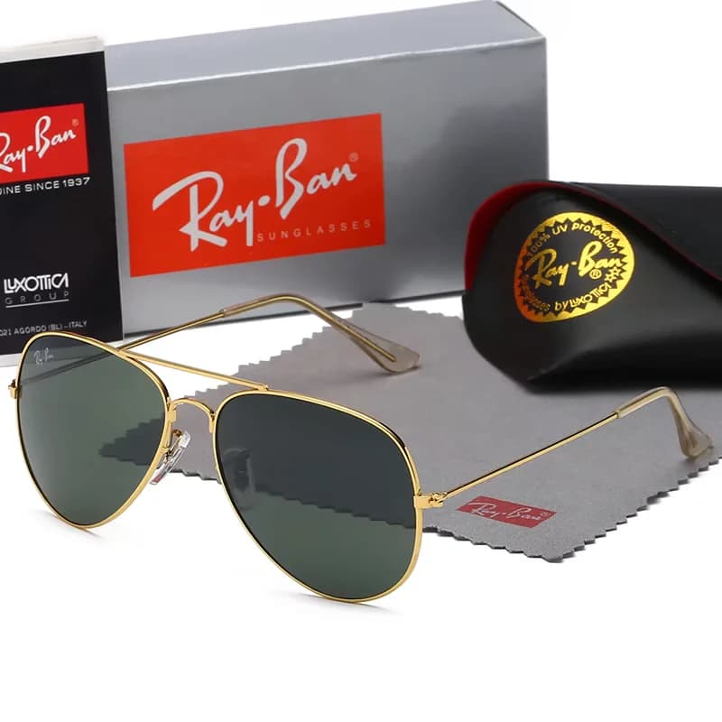 Ray-Ban.2024 Tendances de la mode Lunettes de soleil aviateur unisexes de créateur 3025