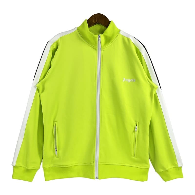 Veste de sport à rayures arc-en-ciel avec fermeture éclair et palmier, uniforme scolaire pour homme, nouvelle version 2025