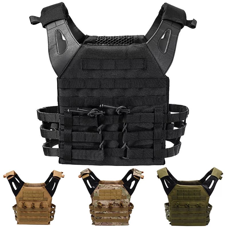 JPC Lightweight Tactical Vest Multifunctional Amphibious Combat Vest, Camouflage Outdoor Equipment