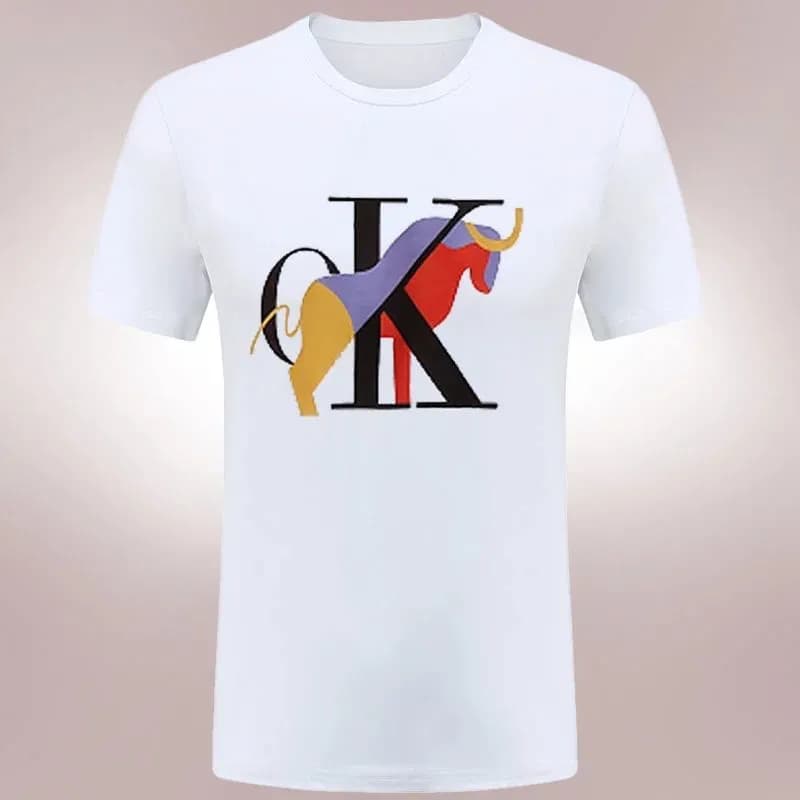 2024 New Fashion Brand Trend 100% Cotton Casual Tops Mens Womes T-Shirt Pattern Print Men's Comfy T-Shirt Graphic Tee Men's Summer Outdoor Tops