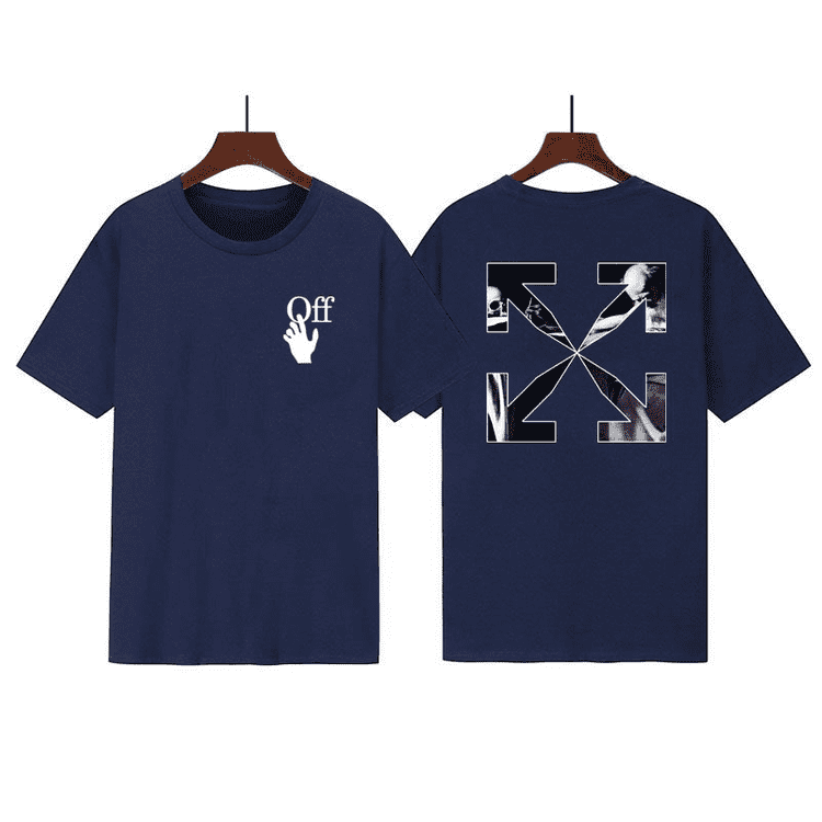 23-24 Nouveau T-shirt à manches courtes à col rond pour hommes T-shirt décontracté imprimé