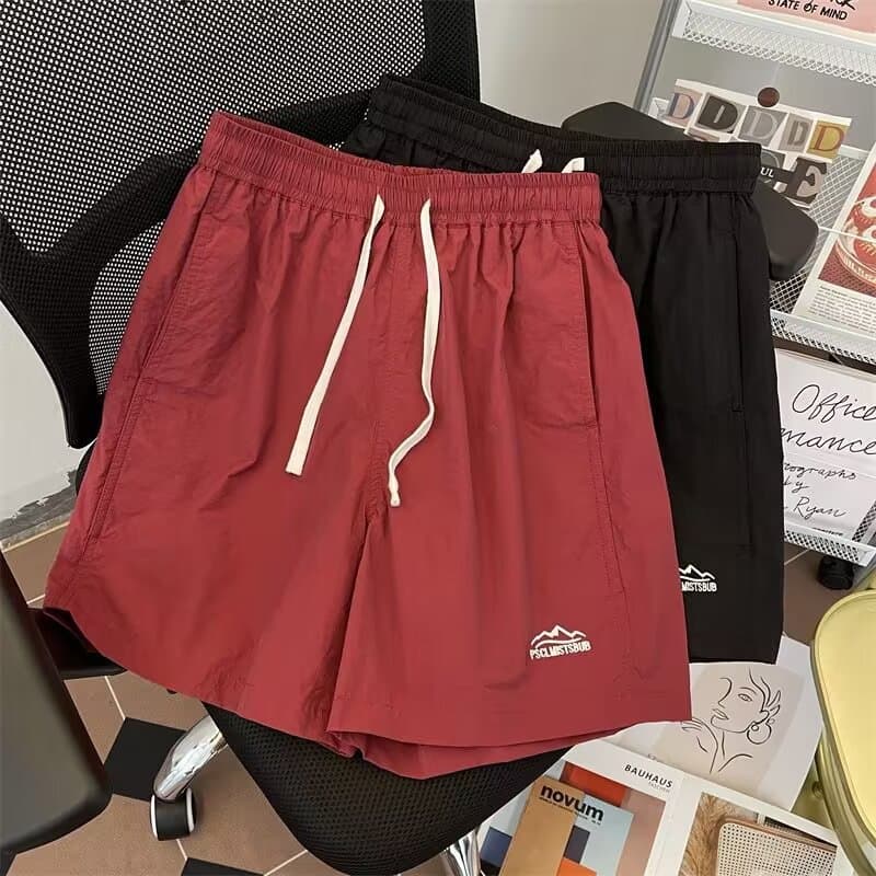 Men's Quick-Dry Retro Shorts Japanese-Inspired Casual Breathable Summer Beach And Streetwear 4 Colors M-3XL