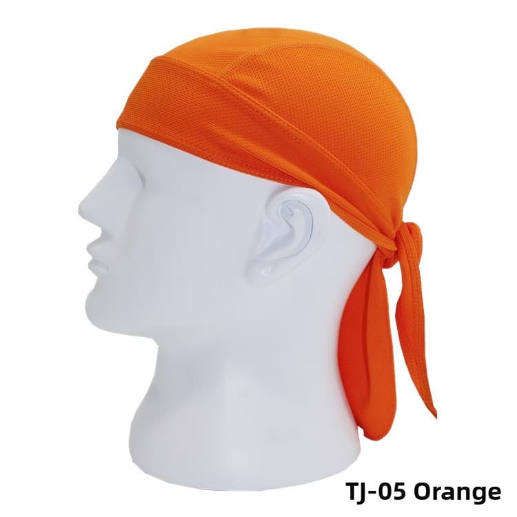 Men's Outdoor Cycling Cap Sun Protection Quick Drying Sweat Wicking Breathable Pirate Hat for Hiking Fishing Helmet Liner Head Cover