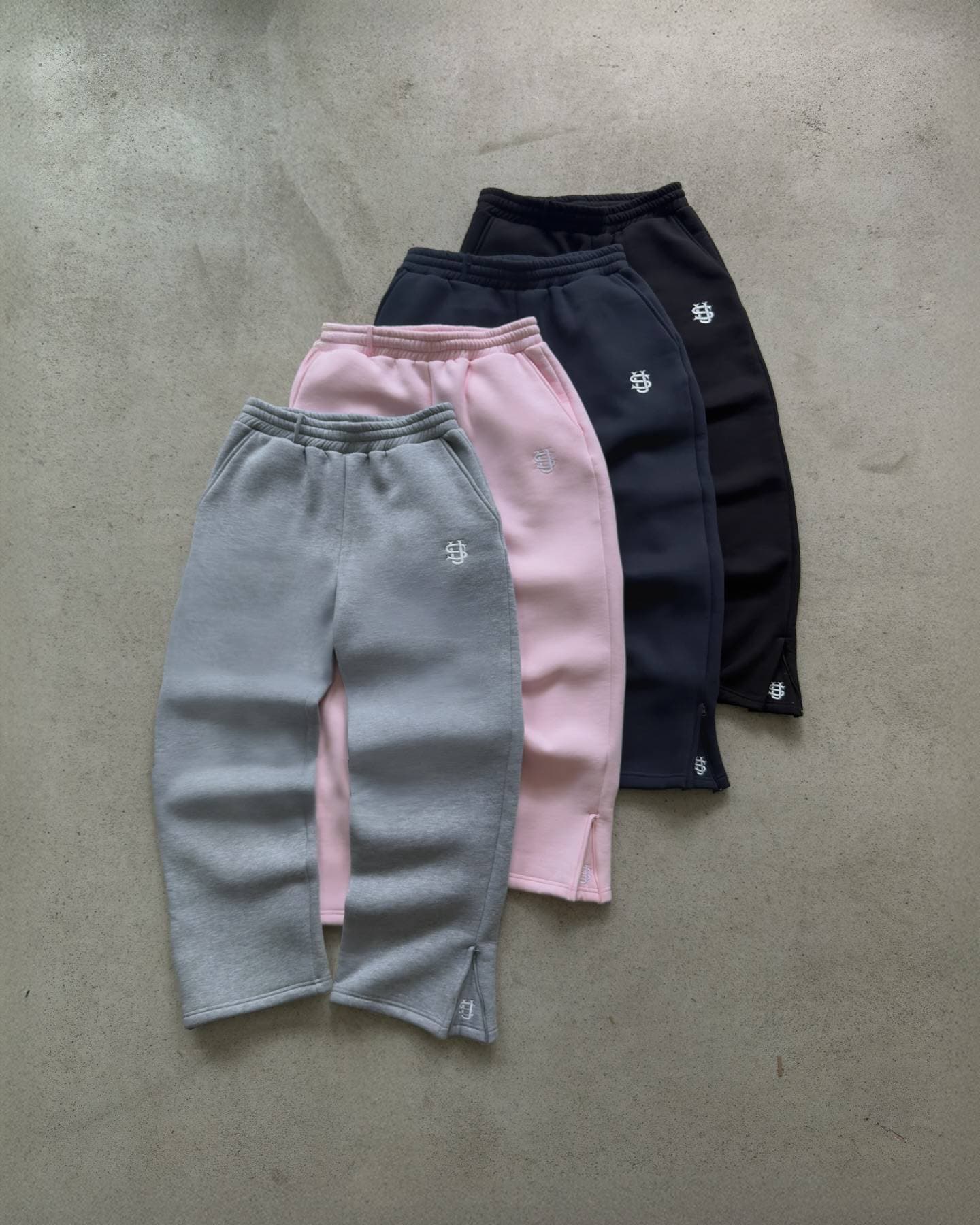 Pantalon décontracté brodé style rétro américain transfrontalier pour homme, style hip-hop, fermeture éclair, pantalon de sport polyvalent et ample
