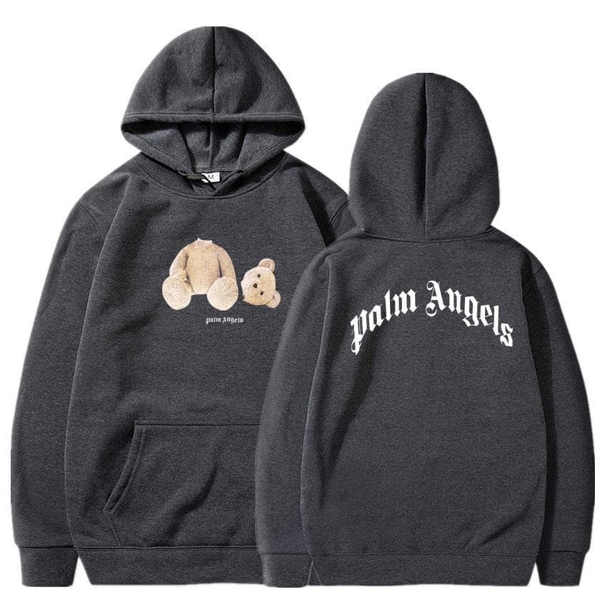 Chaopai palmier Angel Bear anges ours ours en peluche couple imprimé Sweat à capuche
