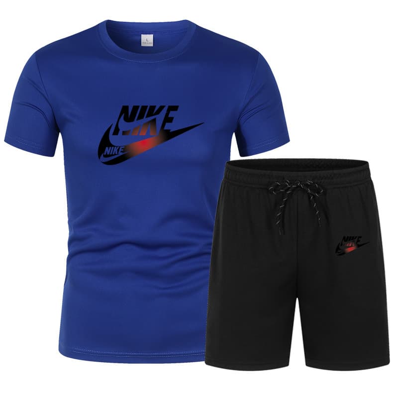 2023 été hommes ensemble imprimé à manches courtes T-shirt décontracté sport Jogging Shorts ensemble mode rue mode marque vêtements