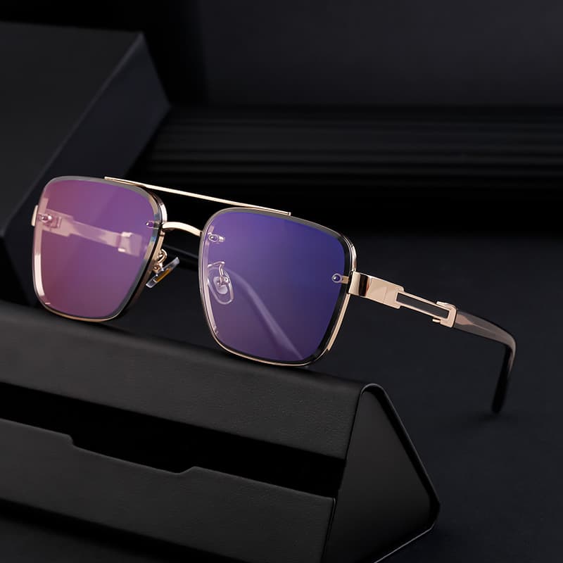 Men's Glasses Square Frame Sunglasses Outdoor Driving Sunglasses