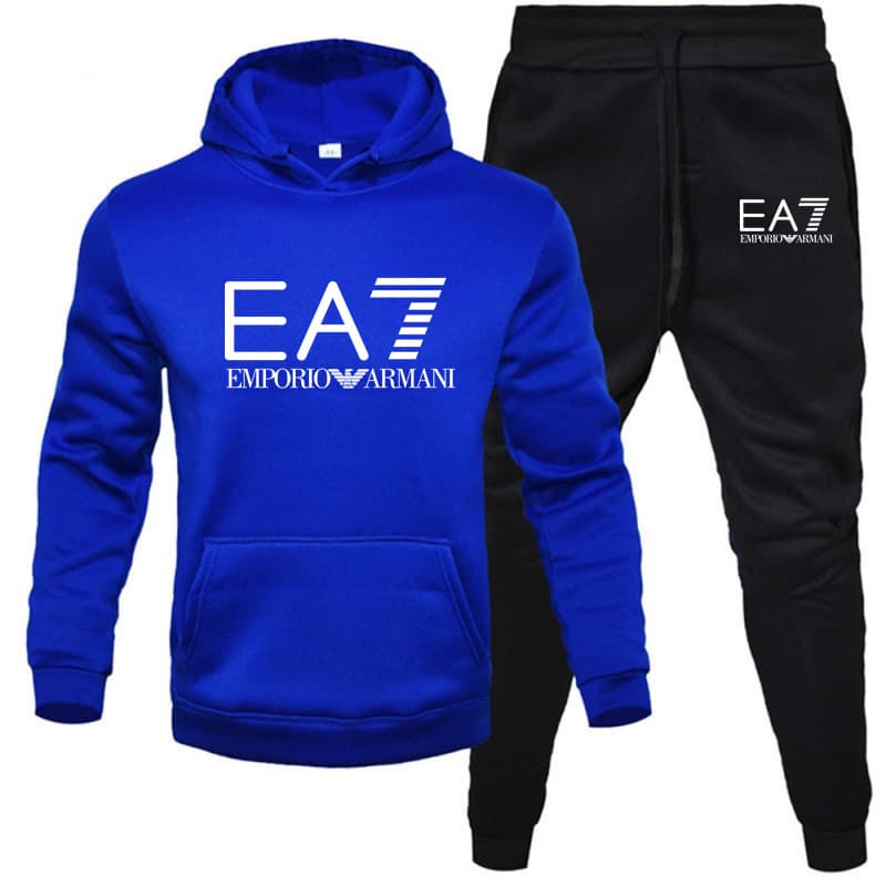 Sweat-shirt à capuche automne et hiver 2024, ensemble de deux pièces de vêtements de sport, pantalon hip-hop pour hommes, vêtements de mode, vêt