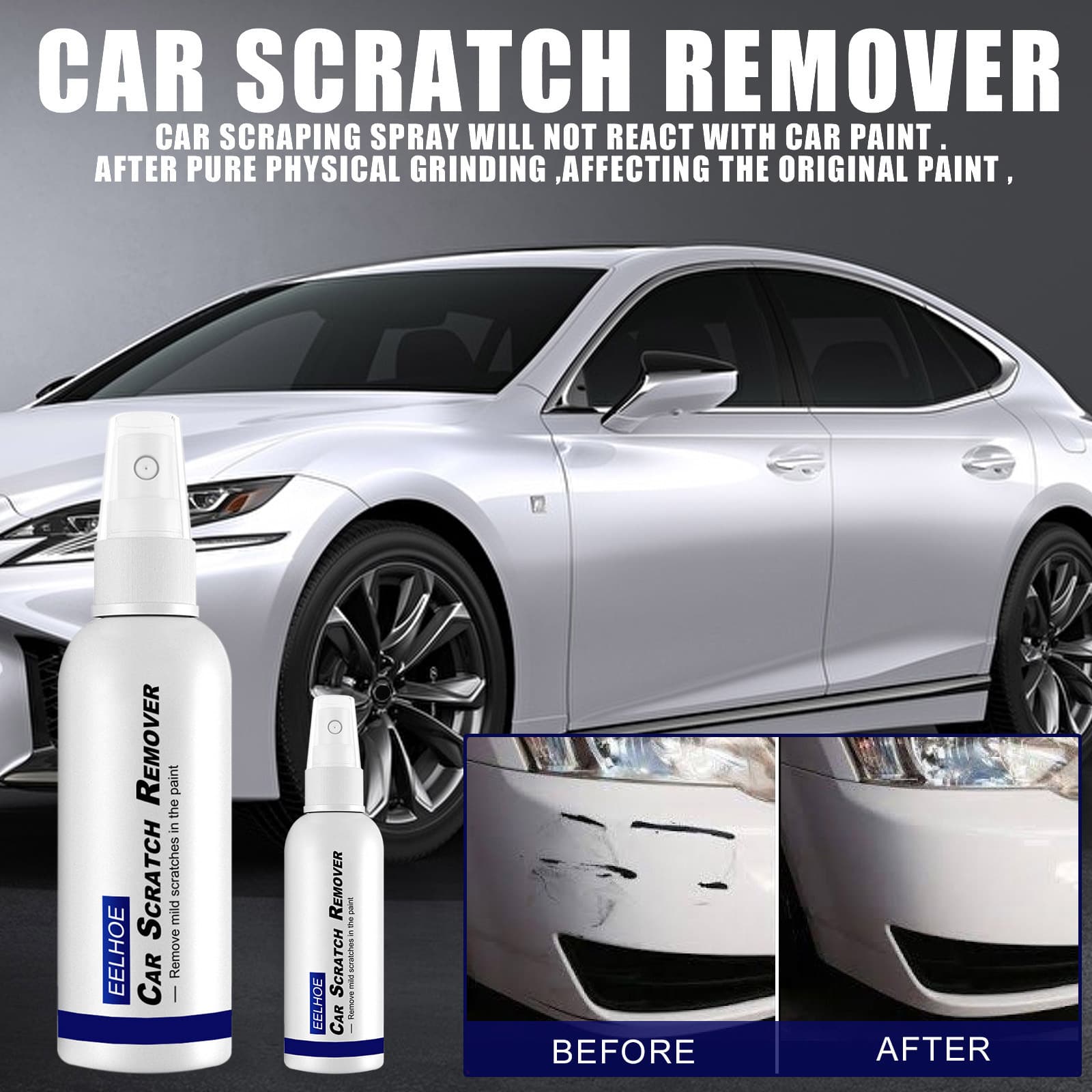 Car Scratch spray finish Scratch removal scratch seal glaze retreader spray