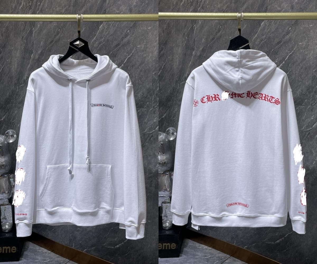 Sweat à capuche Chrome Hearts Cross, version correcte 25ss, polyvalent et tendance, vente en gros