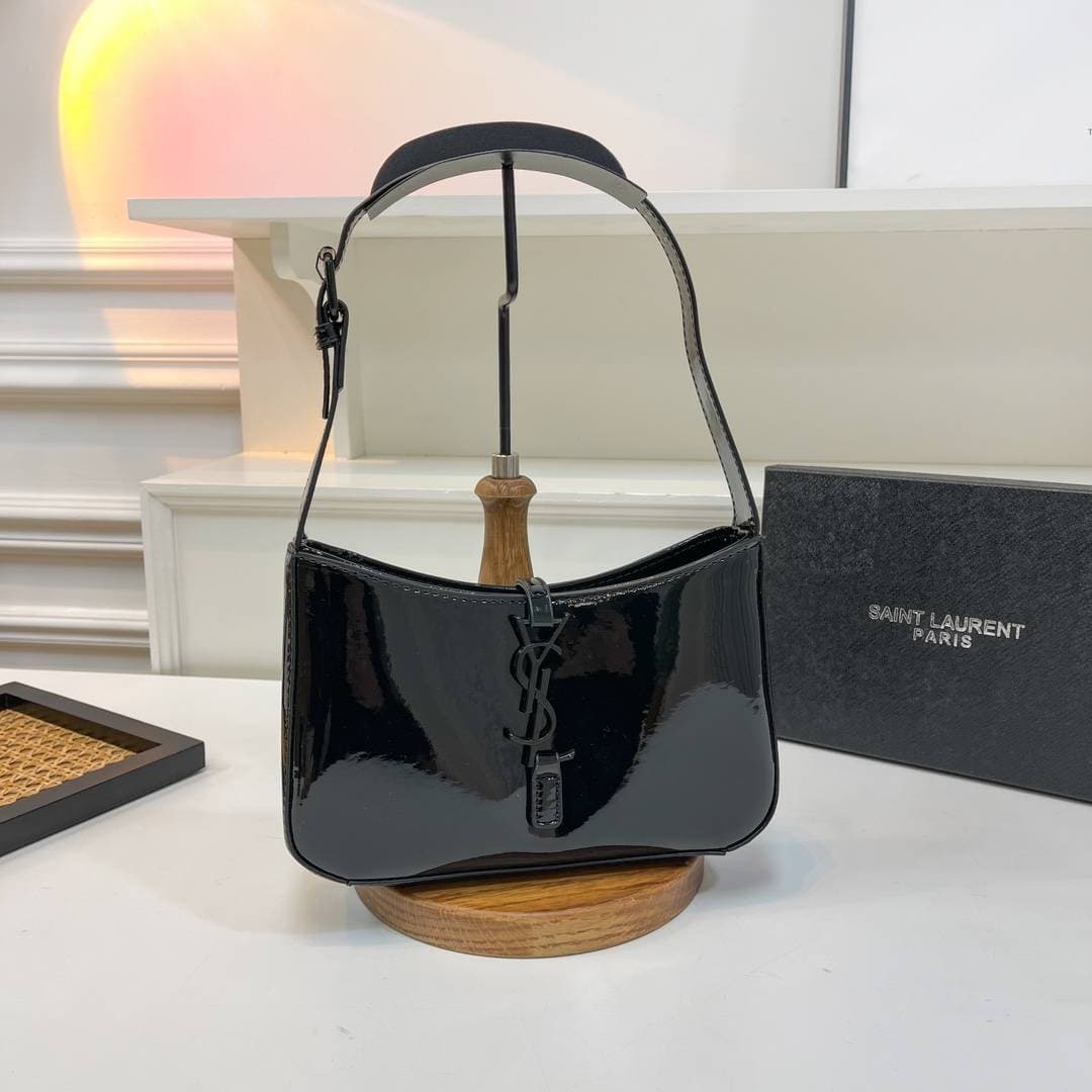 Sac à bandoulière multicolore pour femme, sacoche de loisirs de haute qualité, nouveau modèle automne-hiver 2024, en cuir verni, avec lettres, po