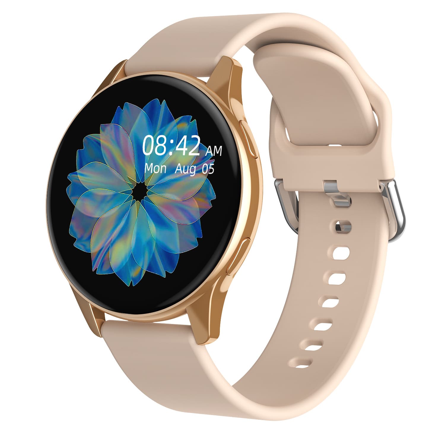 T2pro Round Screen Bluetooth Heart Rate Exercise Meter Step Call Information Reminder Smartwatch