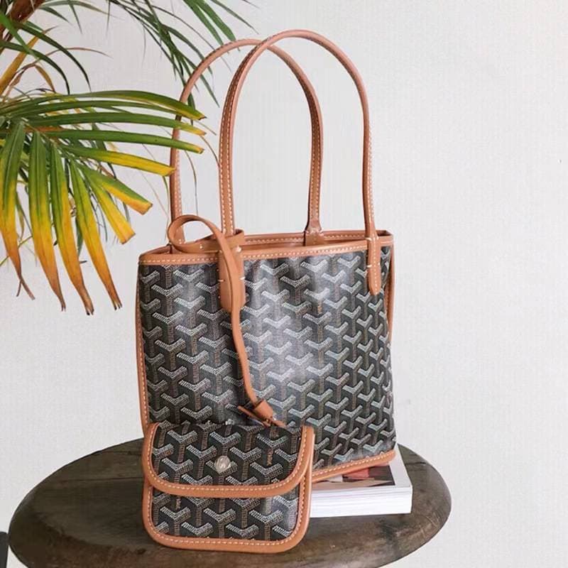 Sac cabas en édition limitée 2026, motif de dent de chien, 170e anniversaire, gris et rose, idéal pour les courses, les mamans et autres occasions