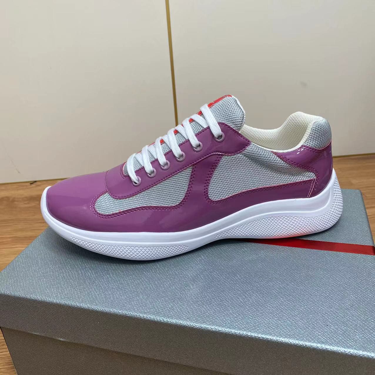 Chaussures de sport décontractées pour homme en cuir véritable noir de marque P, pointure 25, baskets de mode haut de gamme, nouveau modèle, gran