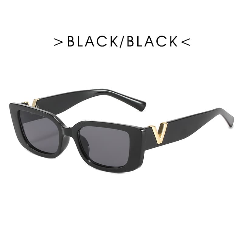 Casual Hundred Tower Star same models European and American trend ins style retro small frame sunglasses