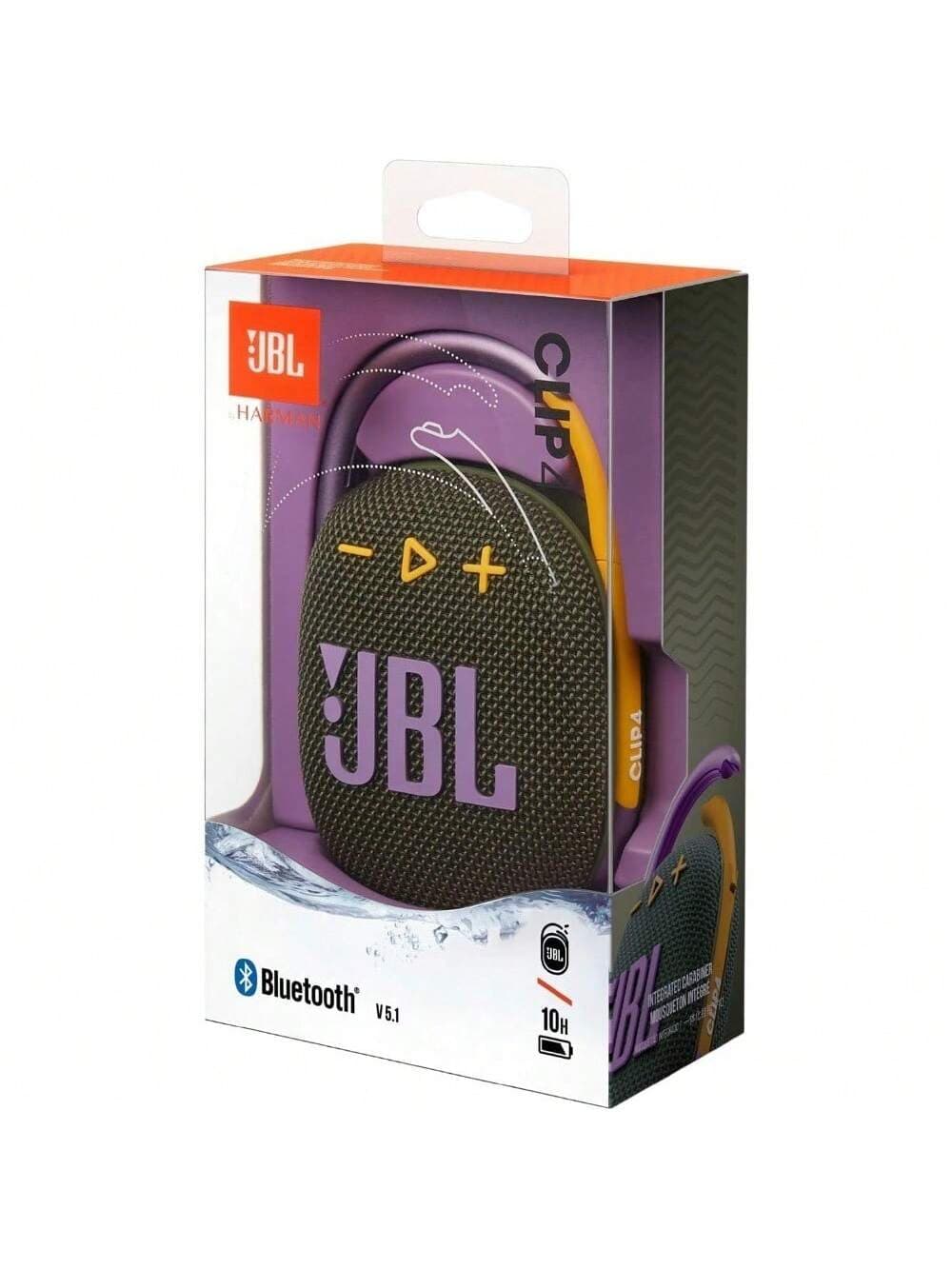 Enceinte Bluetooth JBL CLIP 4 étanche IP67 / 10 heures d'autonomie - Mini enceinte sans fil portable idéale pour les voyages et les activités de p