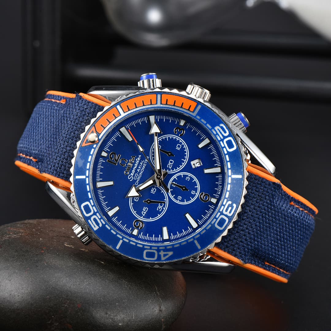 Montre Seamaster Fashion Collection à cadran noir : une montre d'affaires élégante en acier inoxydable