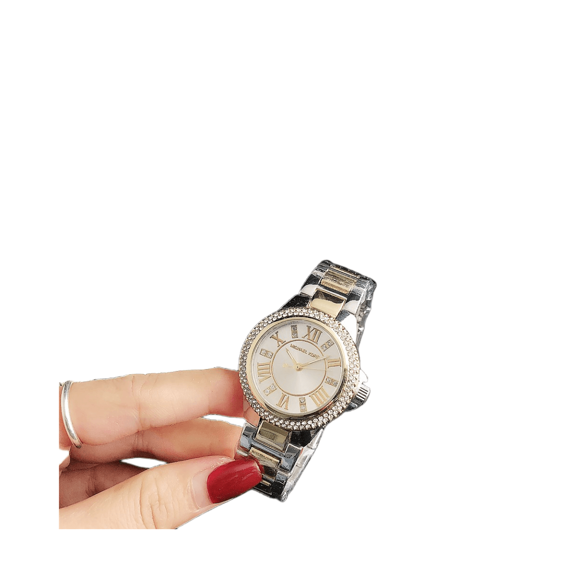 Montre femme simple et élégante, cadran à chiffres romains, quartz, trois cadrans