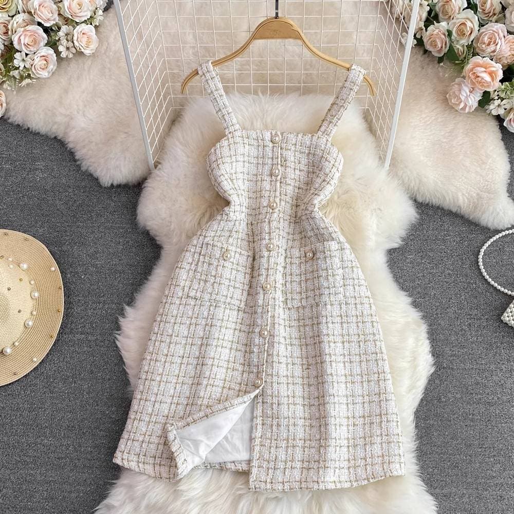 Women's Clothing Carefully selected small temperament suspender skirt