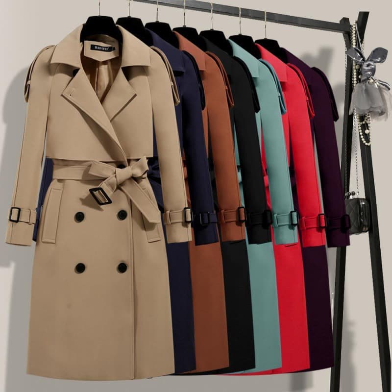 Women's Clothing mid length slim waist slimming atmospheric women's spring and autumn jacket