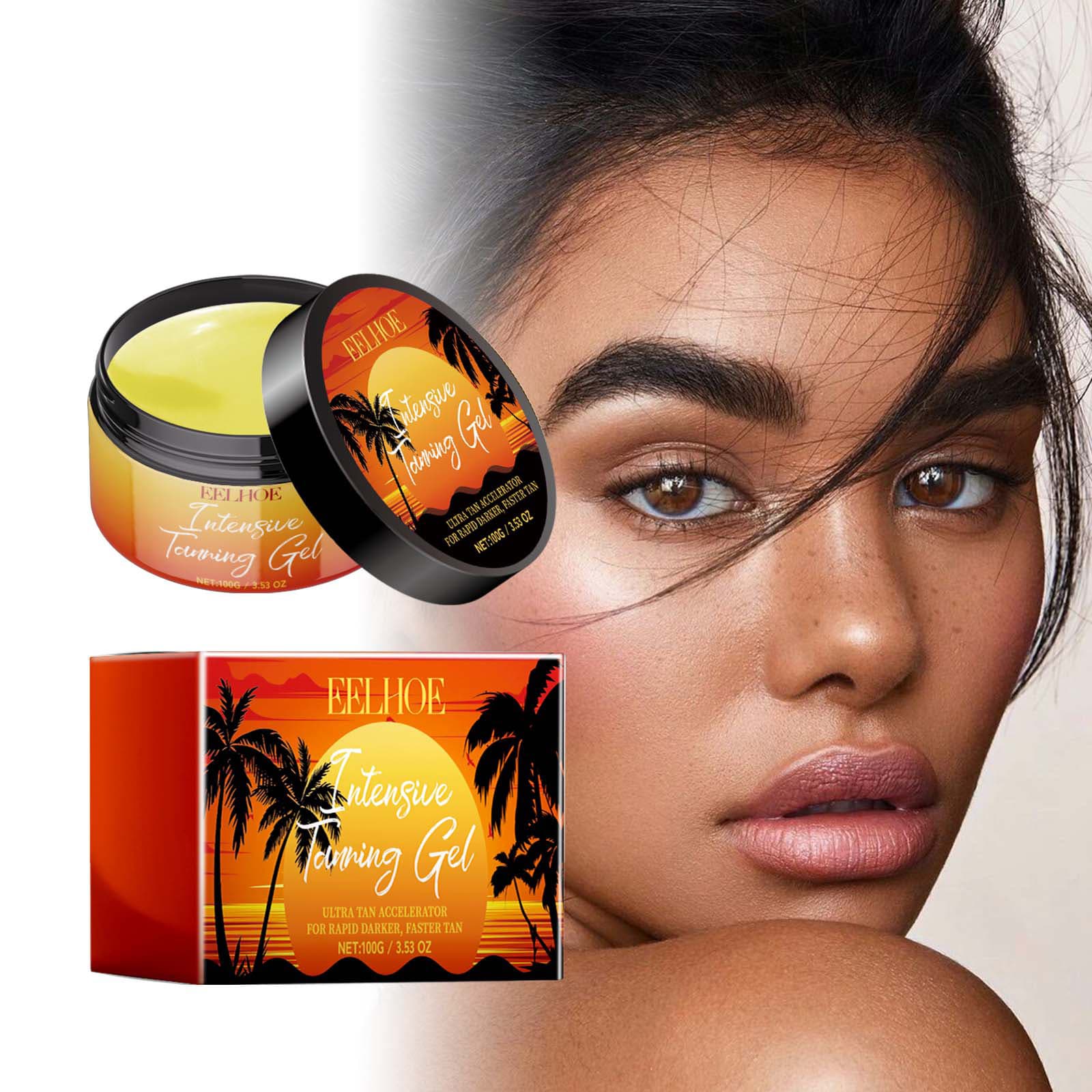 EELHOE Blackening Treatment gel: tanning at the beach seaside in summer, bronze color, refreshing and moisturizing